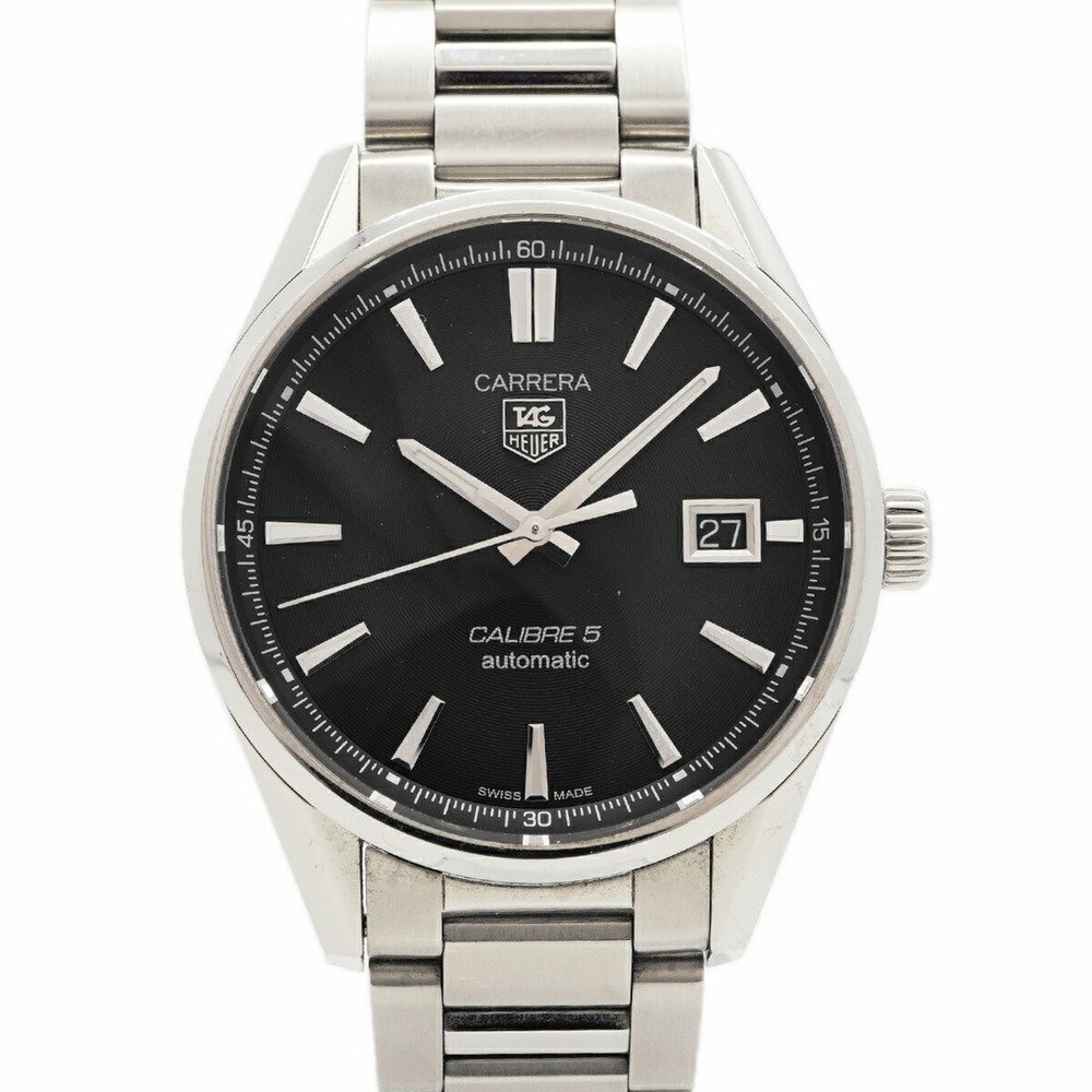 TAG Heuer Carrera Calibre 5 WAR211A Black Dial Men's Watch